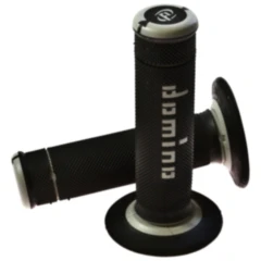 Griffgummi Offroad schwarz/grau geschlossen für Motorräder