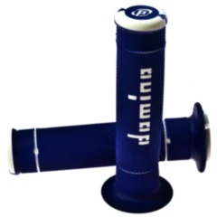 Griffgummi Offroad blau/weiß 22/26 mm geschlossen
