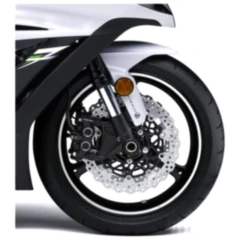 Felgenrandaufkleber silber 7 mm für Motorräder