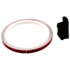 Felgenrandaufkleber mit Applikator für Motorräder - Rot