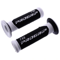 ProGrip Griffgummi für Motorräder schwarz/weiß D.22/25 mm