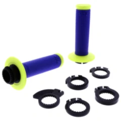 Griffgummi 708 fluoreszierend gelb/blau für Cross/MX