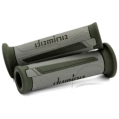 Griffgummi A350 grau/grün für Motorräder 22 / 26 mm offen