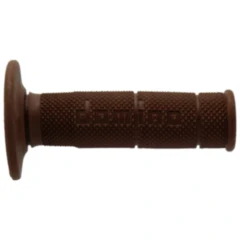 Griffgummi CROSS braun 22 / 26 mm geschlossen für OffRoad Motorräder