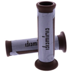 Griffgummi A350 silber/braun für Motorräder