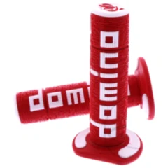 Griffgummi A360 rot/weiß für Mopeds D.22/26mm geschlossen