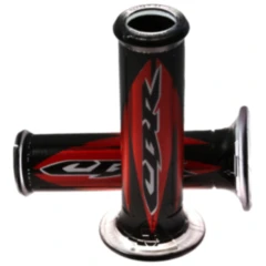 Griffgummi rot/schwarz/weiß D. 22/24 mm offen passend für: Honda CBR