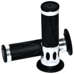 ProGrip Griffgummi 728 Scooter Alu-Ring schwarz/silber D.22mm