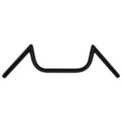 M TYPE LENKER SCHWARZ 22mm FÜR: Motorräder