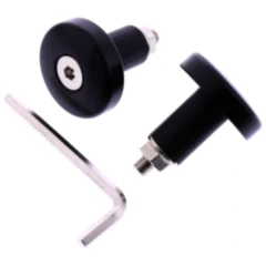 Lenkerenden Aluminium schwarz JMP 13 mm für Alulenker