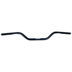 Lenker Stahl schwarz mit Kabelkerbe 1 Zoll für Touring Motorräder