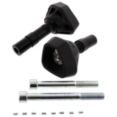 Anbausatz + Crashpad Evotech silber für Motorräder