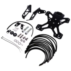 Nummernschildhalter Evotech schwarz passend für: MV Agusta Brutale