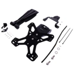 Nummernschildhalter Evotech schwarz für Motorräder
