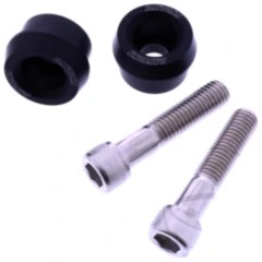 Lenkerenden Aluminium schwarz für BMW