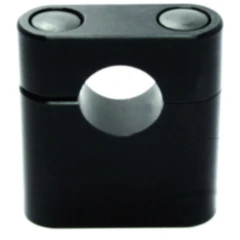 Klemmsatz Lenkererhöhungen schwarz 22 mm 20 mm