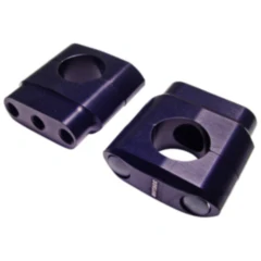 Klemmsatz für Lenker schwarz 28 mm 40 mm Höhe