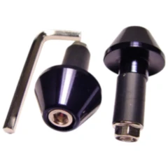 Lenkerenden Aluminium schwarz 13 mm JMP