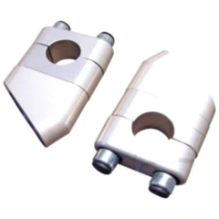 Klemmsatz Lenkererhöhungen silber 22 mm 41 mm Höhe 34