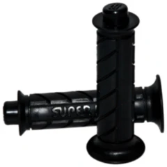 Superbike Griffset schwarz 22mm für Straßen- und Sportmotorräder