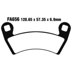 Bremsklotz Sinter R EBC passend für: Polaris Sportsman 7320105