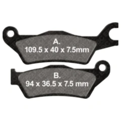 Bremsklotz Standard EBC Alternative: 7870299