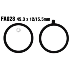 Bremsklotz Standard EBC passend für: Yamaha FS1