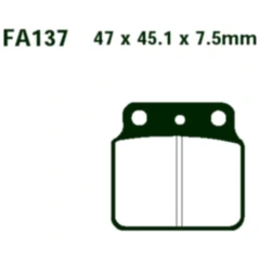 Bremsklotz Sinter R EBC Alternative: 7875065 passend für: Suzuki LT - Z, LT - R, LT