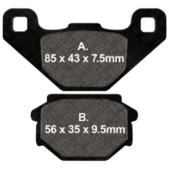 Bremsklotz Standard EBC Alternative: 7870744 passend für: Sachs XTC, ZX, Roadster