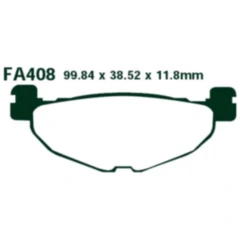 Bremsklotz Carbon Scooter EBC Alternative: 7871999 passend für: Yamaha XP, YP