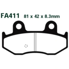 Bremsklotz Carbon Scooter EBC Alternative: 7871908 passend für: Suzuki AN