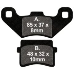 Bremsklotz Standard EBC passend für: Motorhispania MH10, KN2, Duna, Adly/Her Chee/Herkules Sport