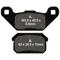 Bremsklotz Standard EBC passend für: Adly/Her Chee/Herkules Hurricane, Canyon, Crossroad