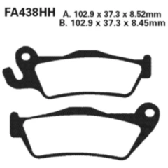Bremsklotz Sinter HH EBC passend für: BMW K