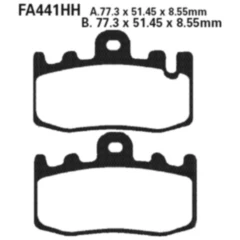 Bremsklotz Sinter HH EBC Alternative: 7874134 passend für: BMW K