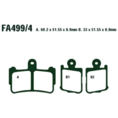 Bremsklotz Sinter HH EBC Alternative: 7870363 passend für: Honda VFR