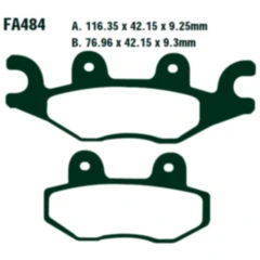 Bremsklotz Standard EBC passend für: Cectek/Herkules Quadrift, Kingcobra, Estoc