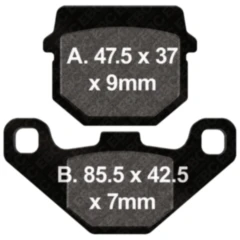 Bremsklotz Carbon Scooter EBC passend für: Peugeot Speedfight, Kisbee, Vivacity