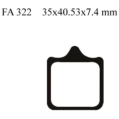 Bremsklotz Sinter HH EBC Alternative: 7873649/7370471 passend für: Benelli TNT, Tornado, Leoncino