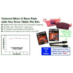 Bremsklotz Sinter MX - S EBC passend für: Honda CRF, XR, CR, Beta RR, Xtrainer, RX