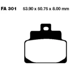 Bremsklotz Carbon Scooter EBC Alternative: 7872690 passend für: Aprilia Mojito, SR, Habana