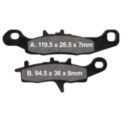 Bremsklotz Sinter R EBC Alternative: 7874563