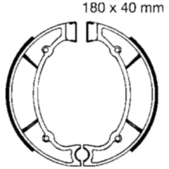 Bremsbacken mit Feder EBC für: Honda, Yamaha