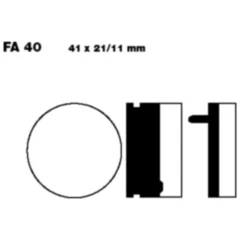 Bremsklotz Standard EBC Alternative: 7872682 passend für: Honda CB
