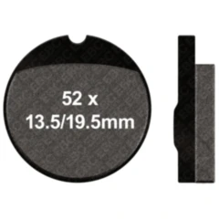 Bremsklotz Standard EBC Alternative: 7871270 passend für: Honda CB, CJ