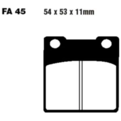 Bremsklotz Standard EBC Alternative: 7871296 passend für: Honda CB, CM