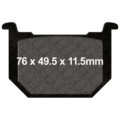 EBC Standard Bremsklötze für Motorräder 7326556