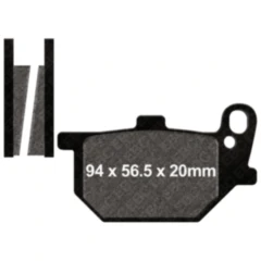 Bremsklotz Semi-Sinter V EBC für Cruiser und Touring Bikes 7370165