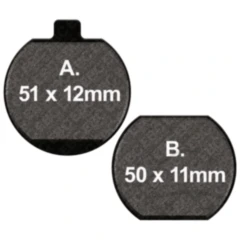 Bremsklotz Standard EBC passend für: Kawasaki Z 7326820
