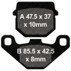 Bremsklotz Standard Scooter EBC passend für: Simson Sula, Piaggio NRG